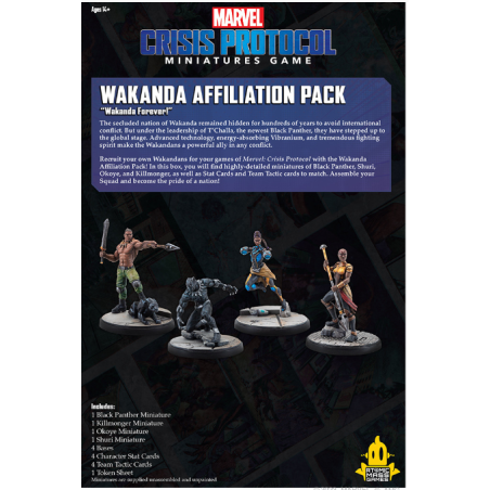 WAKANDA AFFILIATION PACK: MARVEL CRISIS PROTOCOL