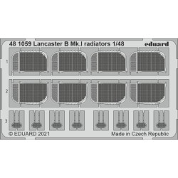 Lancaster B Mk.I radiators 1/48 for HKM 