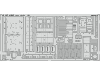 Mi-24D cargo interior for EDUARD 