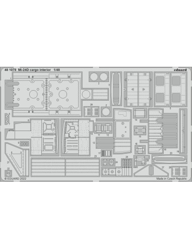 Mi-24D cargo interior for TRUMPETER 