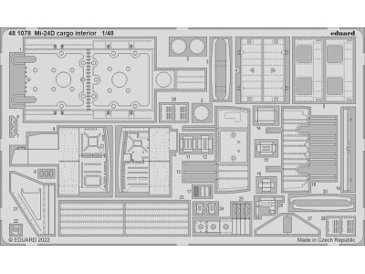Mi-24D cargo interior for TRUMPETER 
