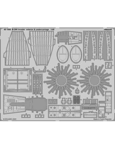 B-26K Invader exterior & undercarriage for ICM 