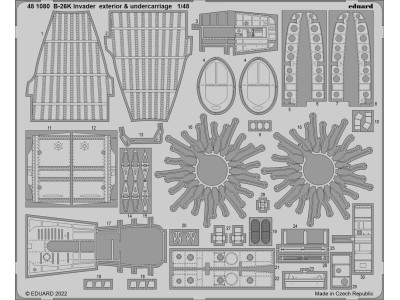 B-26K Invader exterior & undercarriage for ICM 