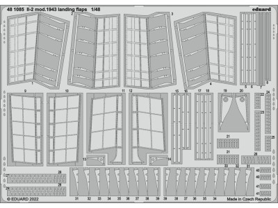 Il-2 mod. 1943 landing flaps 1/48 
