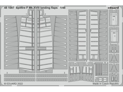 Spitfire F Mk.XVIII landing flaps 