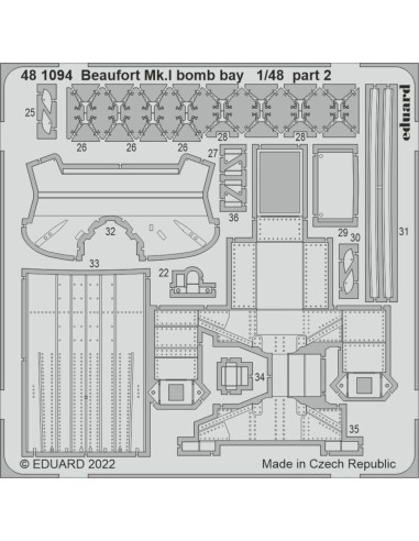 Beaufort Mk.I bomb bay for ICM 