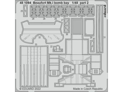 Beaufort Mk.I bomb bay for ICM 