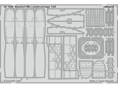 Beaufort Mk.I undercarriage for ICM 