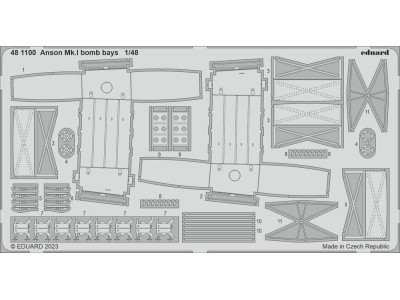 Anson Mk.I bomb bays 1/48 for AIRFIX 