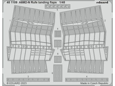 A6M2-N Rufe landing flaps 1/48 EDUARD 