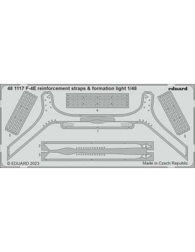 F-4E reinforcement straps & formation lights 1/48 MENG 
