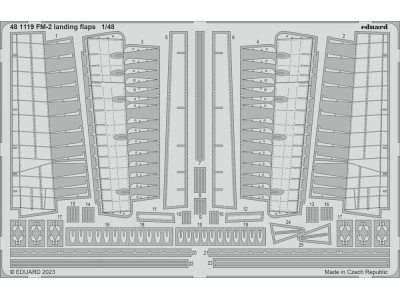 FM-2 landing flaps 1/48 EDUARD 