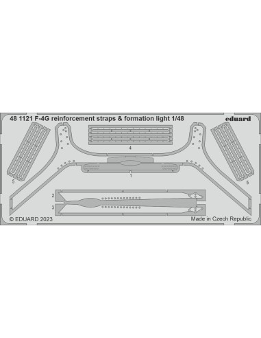F-4G reinforcement straps & formation lights 1/48 MENG 