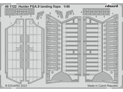 Hunter FGA.9 landing flaps  1/48 AIRFIX 