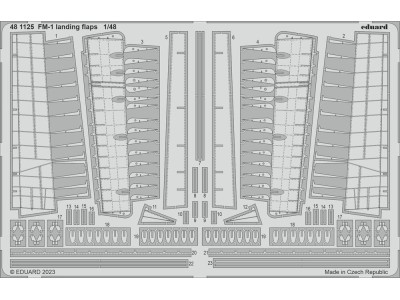 FM-1 landing flaps 1/48 