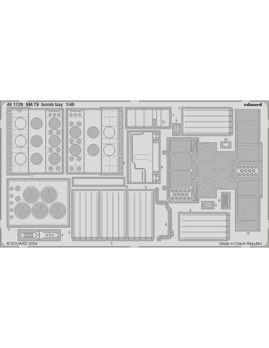 SM.79 bomb bay 1/48 EDUARD 