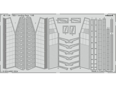 TBD-1 landing flaps  HOBBY BOSS 