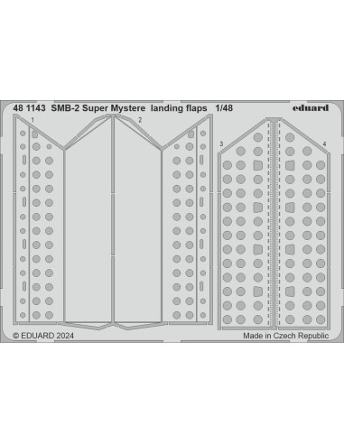 SMB-2 Super Mystere landing flaps 