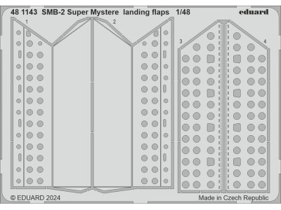SMB-2 Super Mystere landing flaps 