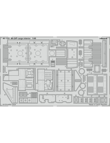 Mi-24P cargo interior 