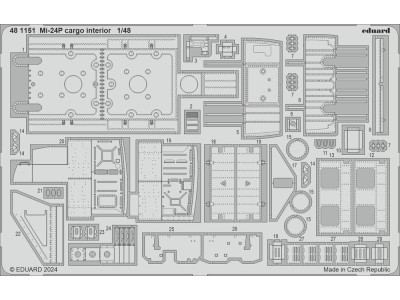 Mi-24P cargo interior 
