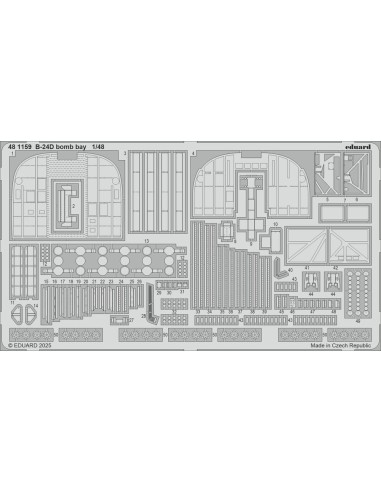 B-24D bomb bay  HOBBY BOSS 