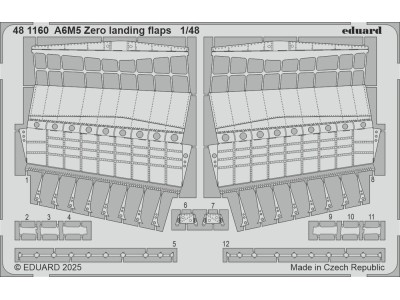 A6M5 Zero landing flaps  FINE MOLDS 