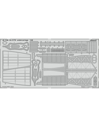 Do 217K undercarriage  ICM 