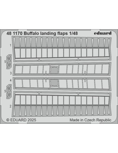 Buffalo landing flaps  TAMIYA 