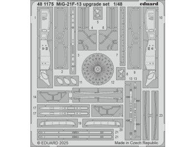 MiG-21F-13 upgrade set 1/48 for Eduard 
