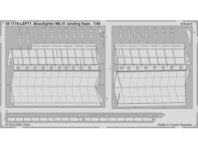 Beaufighter Mk.VI landing flaps for Revell 