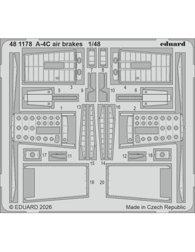 A-4C air brakes for Hobby Boss 