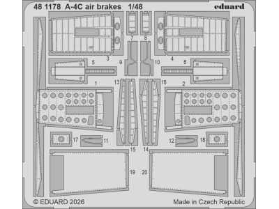 A-4C air brakes for Hobby Boss 