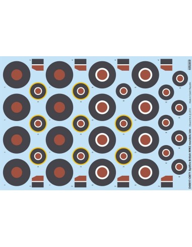 Spitfire British WW2 roundels late 