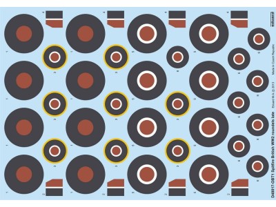 Spitfire British WW2 roundels late 