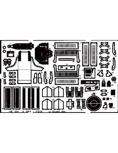 A-36 / P 51 für Accurate Miniatures Bausatz 