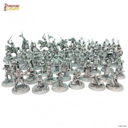 Dungeon & Lasers - Townsfolk Miniature Pack