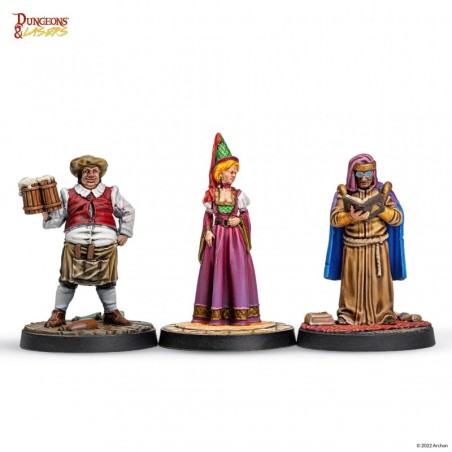 Dungeon & Lasers - Townsfolk Miniature Pack