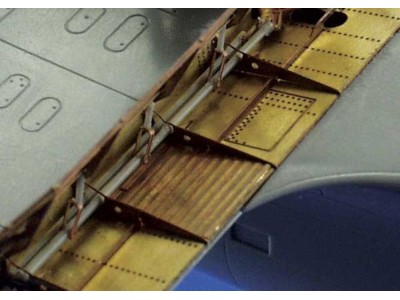 SBD-3 Dauntless Landeklappen Flaps 