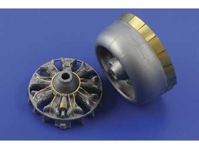 B-17G Flying Fortress engines für Revell/Monogram Bausatz 