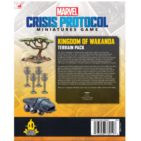 Marvel: Crisis Protocol - Kingdom of Wakanda Terrain Pack