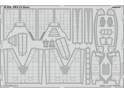 PBY-5A floats for Revell 
