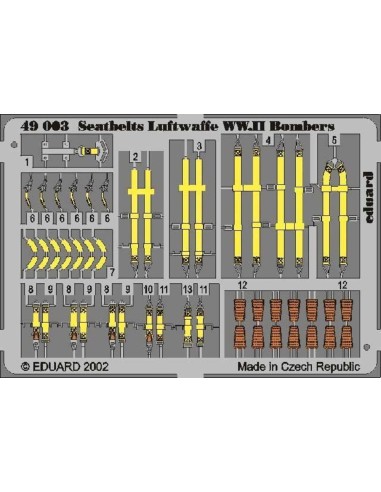 Sicherheitsgurte Luftwaffe WW.II Bombers 