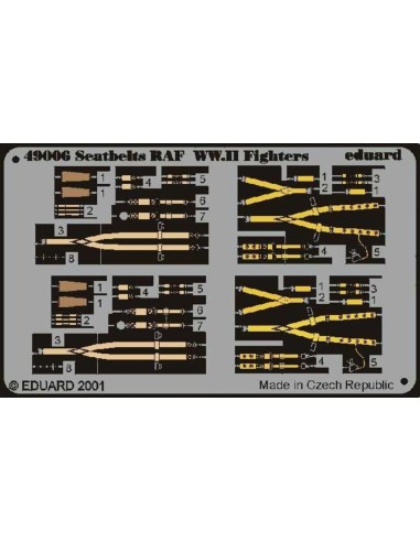 Color Seatbelts RAF WWII 
