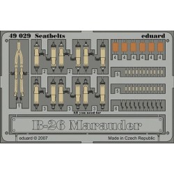 B-26 Marauder seatbelts für Revell/Monogram Bausatz 