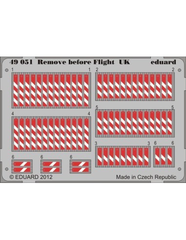 Remove before flight UK 