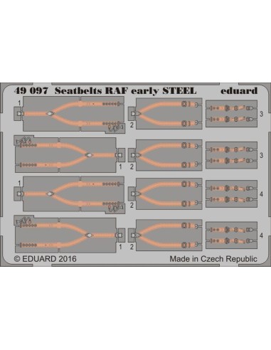 Seatbeltes RAF early STEEL 