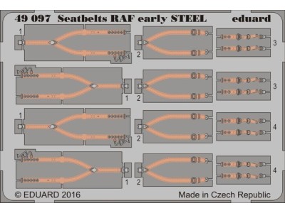 Seatbeltes RAF early STEEL 