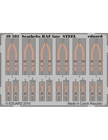 Seatbelts RAF late STEEL 