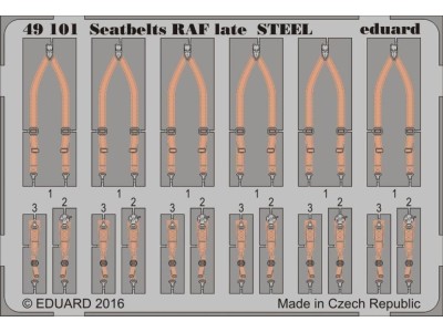Seatbelts RAF late STEEL 